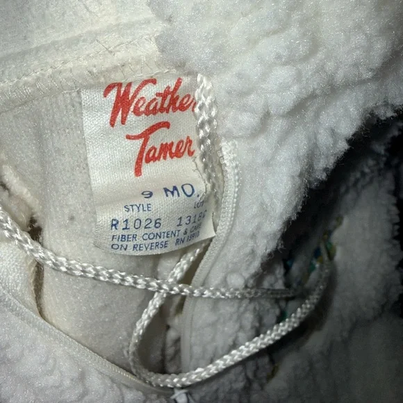 Vintage Weather Tamer Duck Embroidered Snow Bunting Suit for Babies 9 Month - Picture 4 of 4